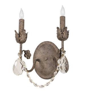 2nd Avenue - 75806.2.X.COR - Two Light Wall Sconce - Antonia - Corinth