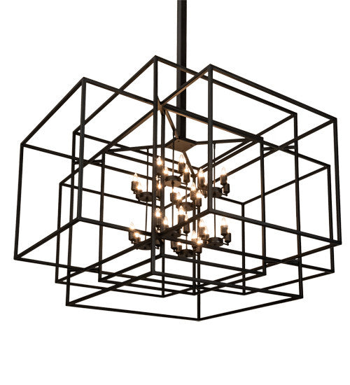 2nd Avenue - 48259-1523 - 32 Light Pendant - Kitzi Box - Textured Black