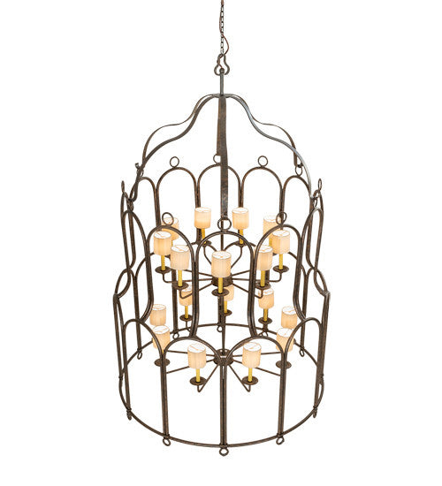 2nd Avenue - 203193-4.261U - 18 Light Chandelier - Grand Stair - Gilded Tobacco