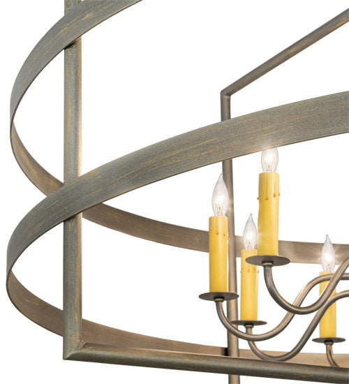 2nd Avenue - 39252-1503 - 12 Light Chandelier - Aldari - Antique Brass