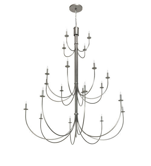 2nd Avenue - 48259-1544 - 20 Light Chandelier - Cheal - Nickel