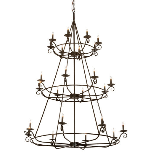 2nd Avenue - 736-1513 - 24 Light Chandelier - Estrella - Timeless Bronze