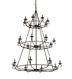 2nd Avenue - 736-1513 - 24 Light Chandelier - Estrella - Timeless Bronze