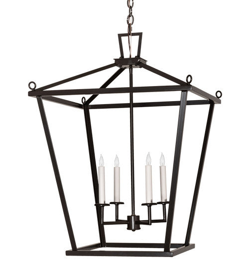 2nd Avenue - 175-1500 - Four Light Pendant - Kitzi - Timeless Bronze And White