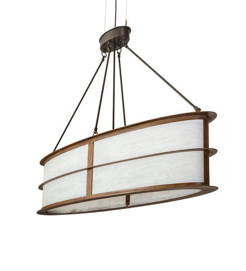 2nd Avenue - 736-1514 - Six Light Pendant - Zarkov - Brown/Faux Maple Wood