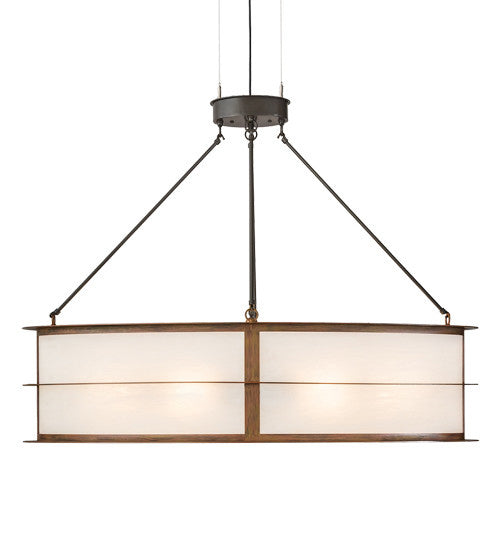 2nd Avenue - 736-1514 - Six Light Pendant - Zarkov - Brown/Faux Maple Wood