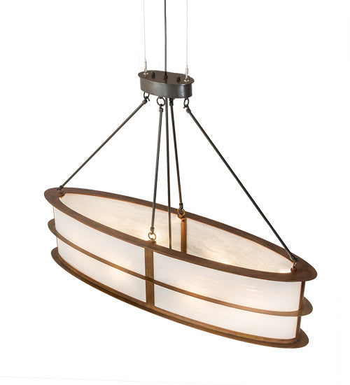 2nd Avenue - 736-1514 - Six Light Pendant - Zarkov - Brown/Faux Maple Wood