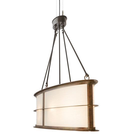 2nd Avenue - 736-1514 - Six Light Pendant - Zarkov - Brown/Faux Maple Wood