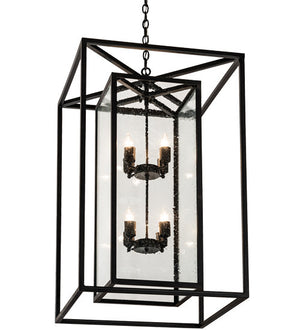 2nd Avenue - 736-1515 - Eight Light Pendant - Kitzi Box - Textured Black