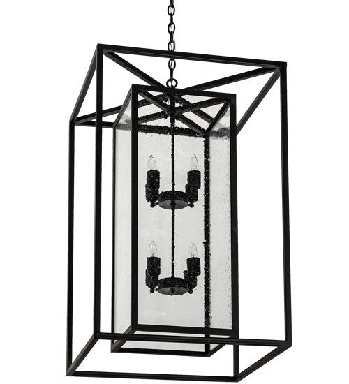 2nd Avenue - 736-1515 - Eight Light Pendant - Kitzi Box - Textured Black