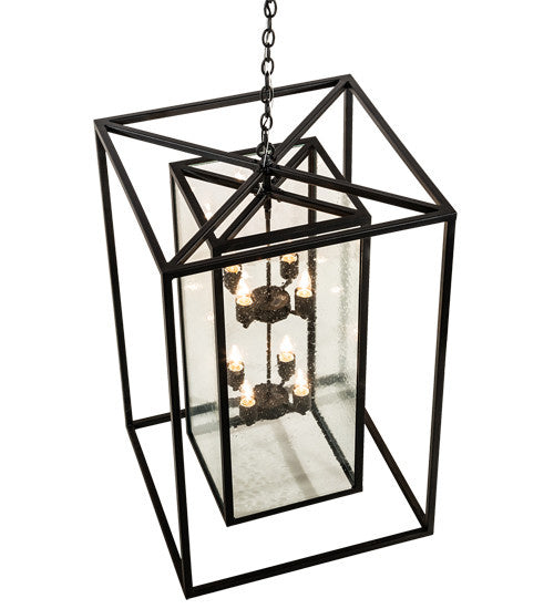 2nd Avenue - 736-1515 - Eight Light Pendant - Kitzi Box - Textured Black