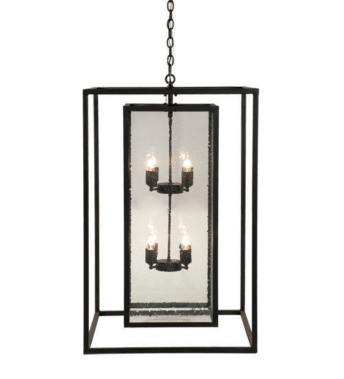 2nd Avenue - 736-1515 - Eight Light Pendant - Kitzi Box - Textured Black