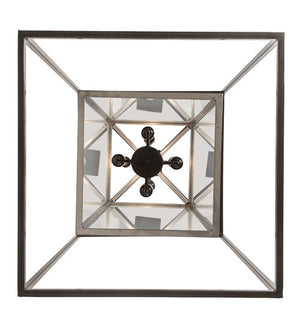 2nd Avenue - 736-1516 - Eight Light Pendant - Kitzi Box - Timeless Bronze/Extreme Chrome