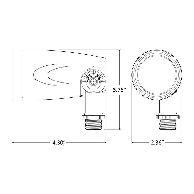 Westgate - LFLV-7W-27K - LED Landscape Uplight - Bronze