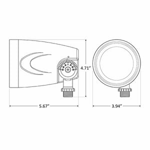 Westgate - LFLV-12W-27K - LED Landscape Uplight - Bronze