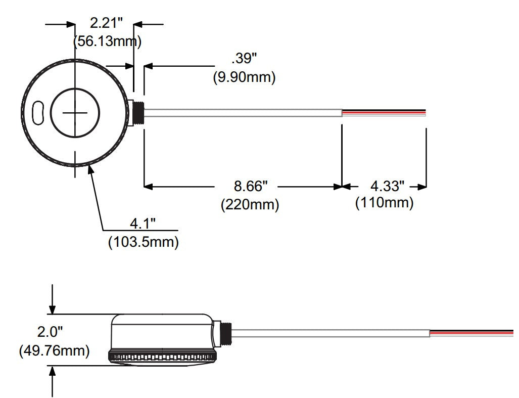 Westgate - WEC-3MR-48 - Sensor Dip & Rc - White