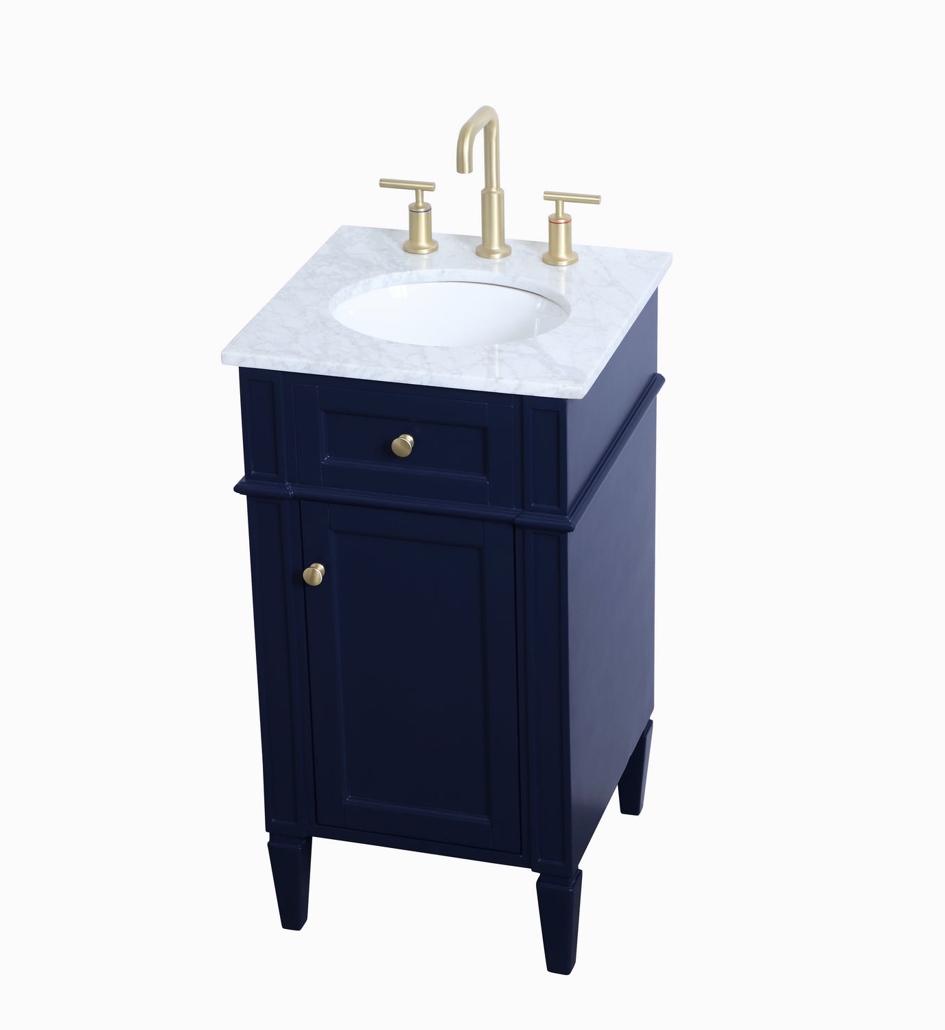 Elegant Lighting - VF12518BL - Single Bathroom Vanity - Park Avenue - Blue