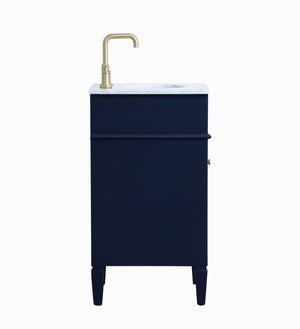 Elegant Lighting - VF12518BL - Single Bathroom Vanity - Park Avenue - Blue