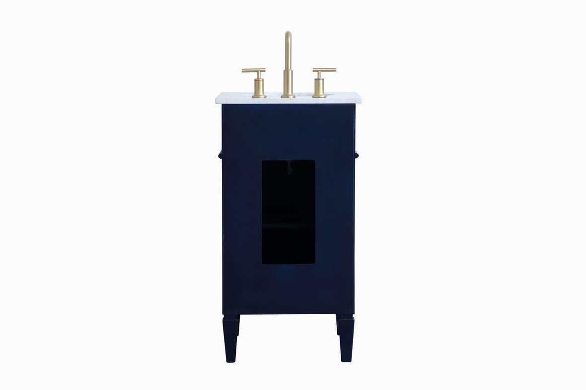 Elegant Lighting - VF12518BL - Single Bathroom Vanity - Park Avenue - Blue