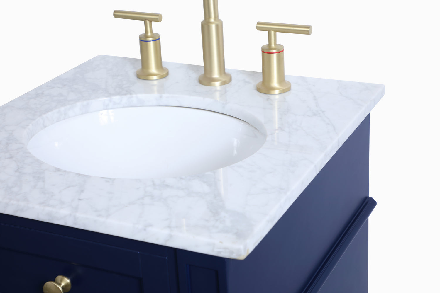 Elegant Lighting - VF12518BL - Single Bathroom Vanity - Park Avenue - Blue