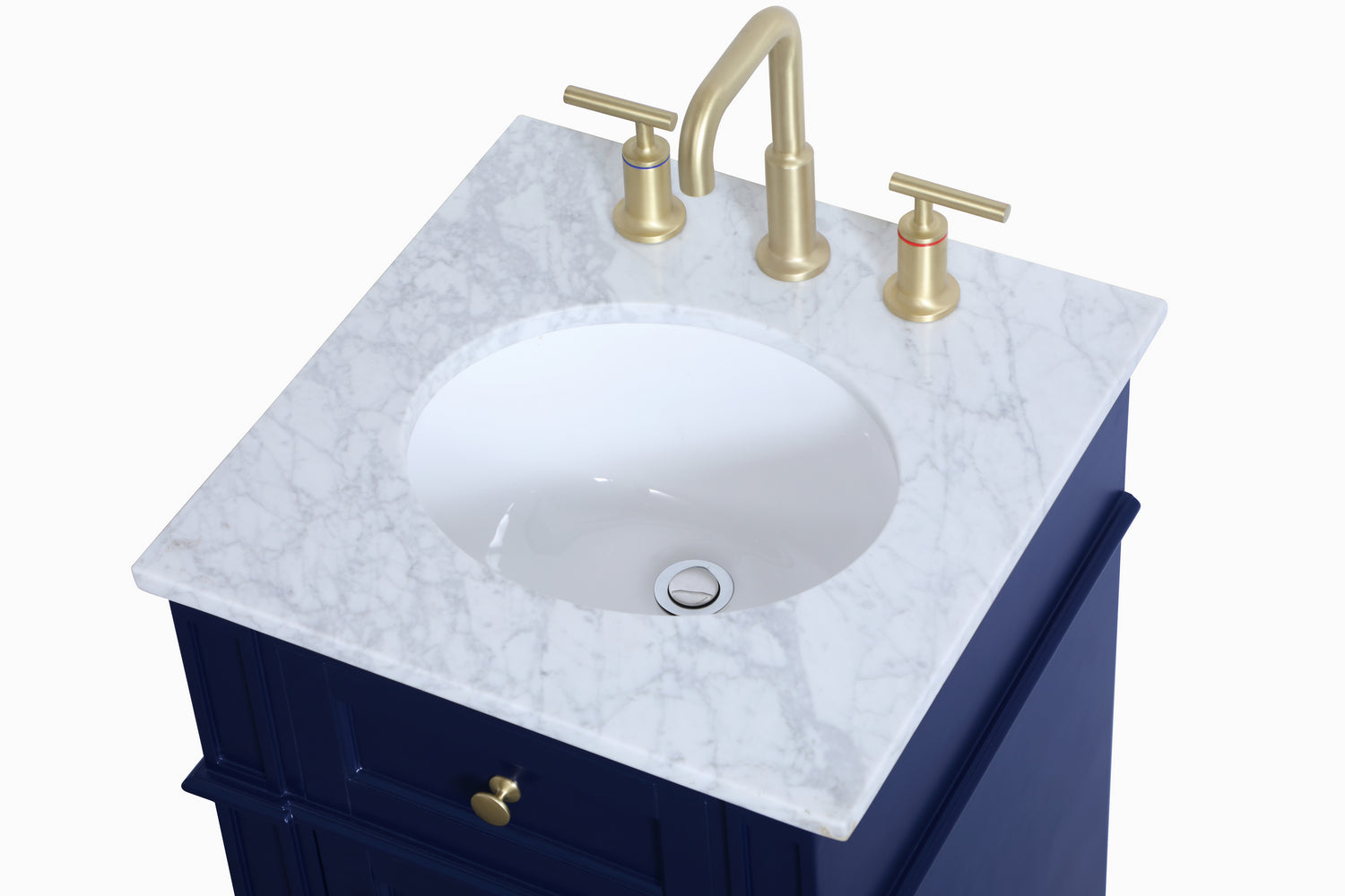 Elegant Lighting - VF12518BL - Single Bathroom Vanity - Park Avenue - Blue