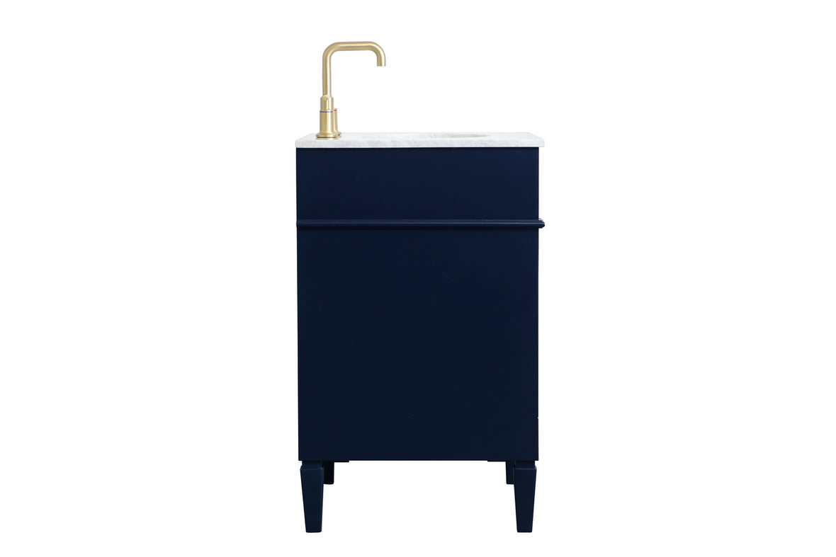 Elegant Lighting - VF12524BL - Single Bathroom Vanity - Park Avenue - blue
