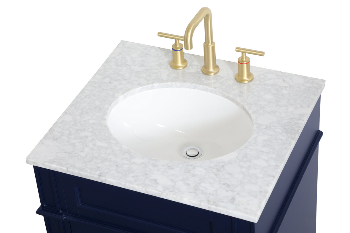 Elegant Lighting - VF12524BL - Single Bathroom Vanity - Park Avenue - blue