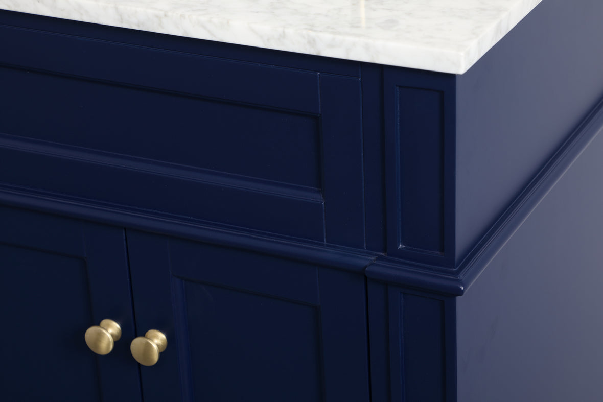 Elegant Lighting - VF12524BL - Single Bathroom Vanity - Park Avenue - blue