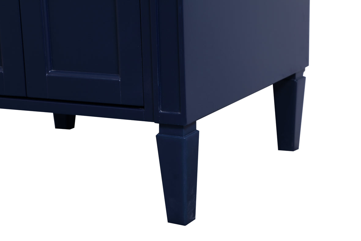 Elegant Lighting - VF12524BL - Single Bathroom Vanity - Park Avenue - blue