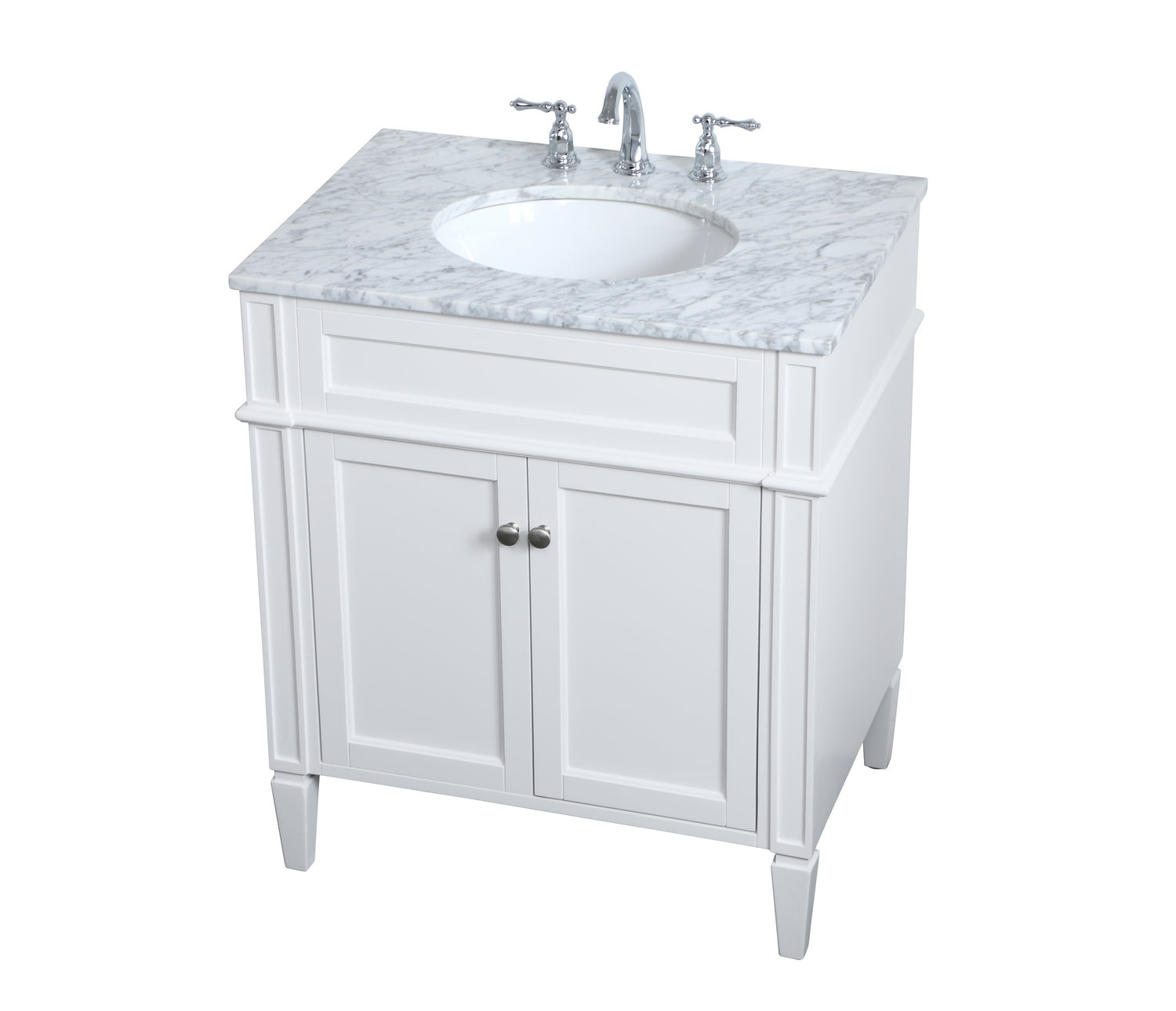 Elegant Lighting - VF12530WH - Single Bathroom Vanity - Park Avenue - White