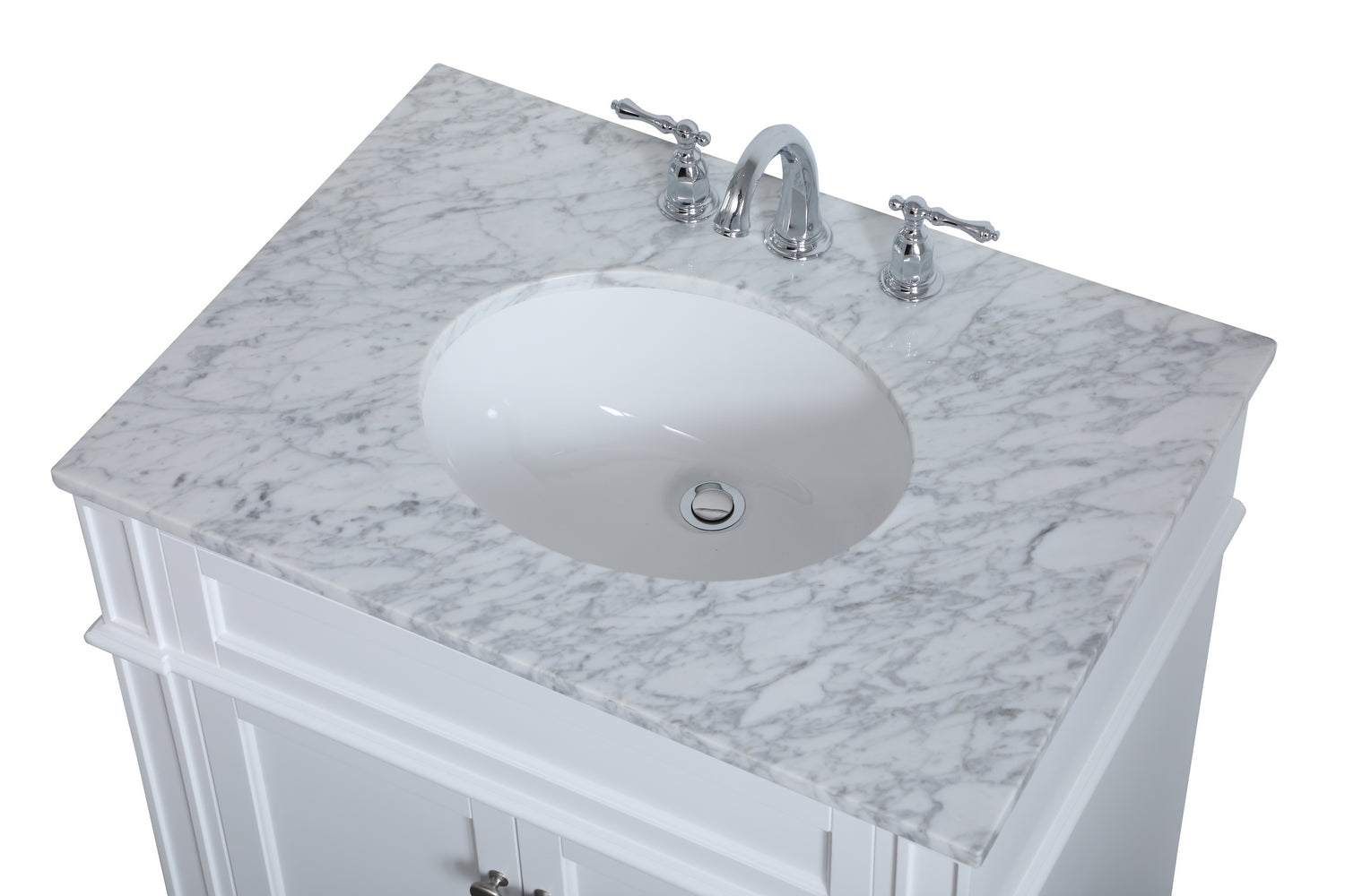 Elegant Lighting - VF12530WH - Single Bathroom Vanity - Park Avenue - White