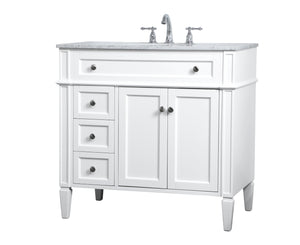 Elegant Lighting - VF12536WH - Single Bathroom Vanity - Williams - White