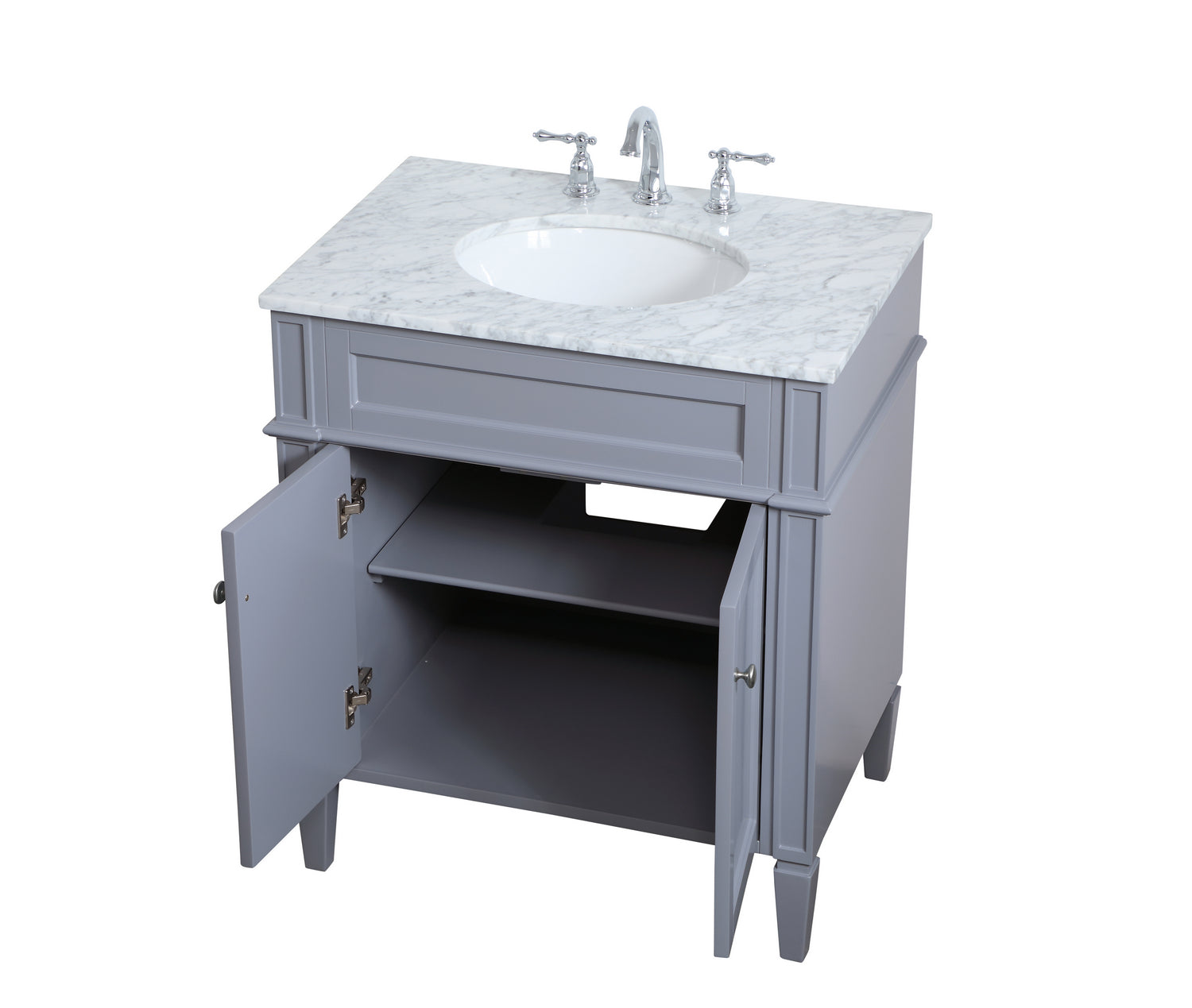 Elegant Lighting - VF12530GR - Single Bathroom Vanity - Williams - Grey