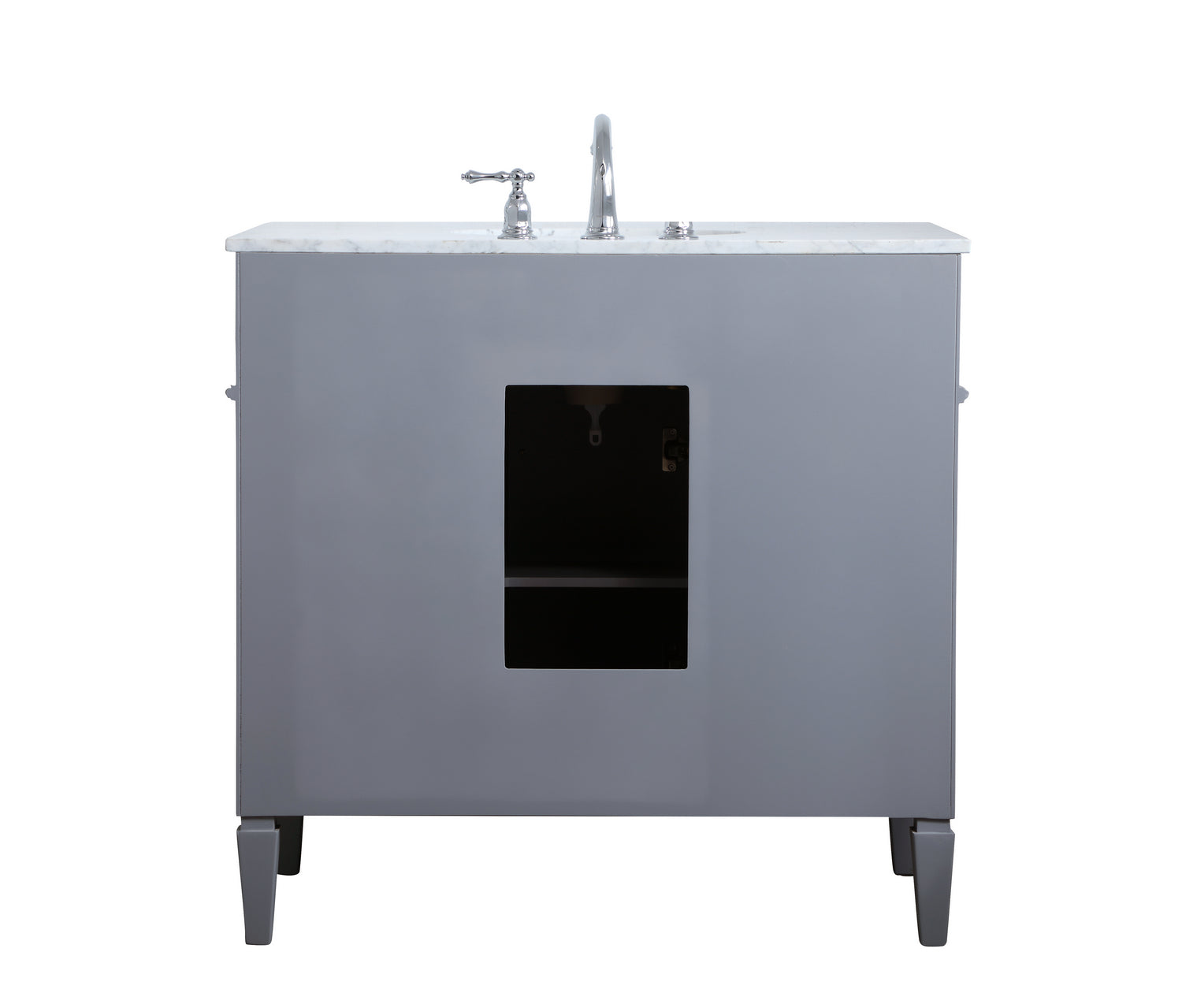 Elegant Lighting - VF12536GR - Single Bathroom Vanity - Park Avenue - Grey