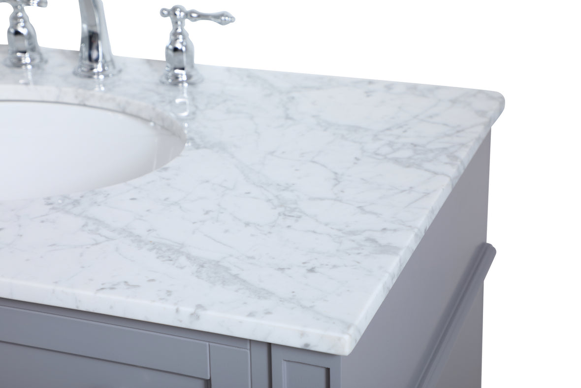Elegant Lighting - VF12536GR - Single Bathroom Vanity - Park Avenue - Grey