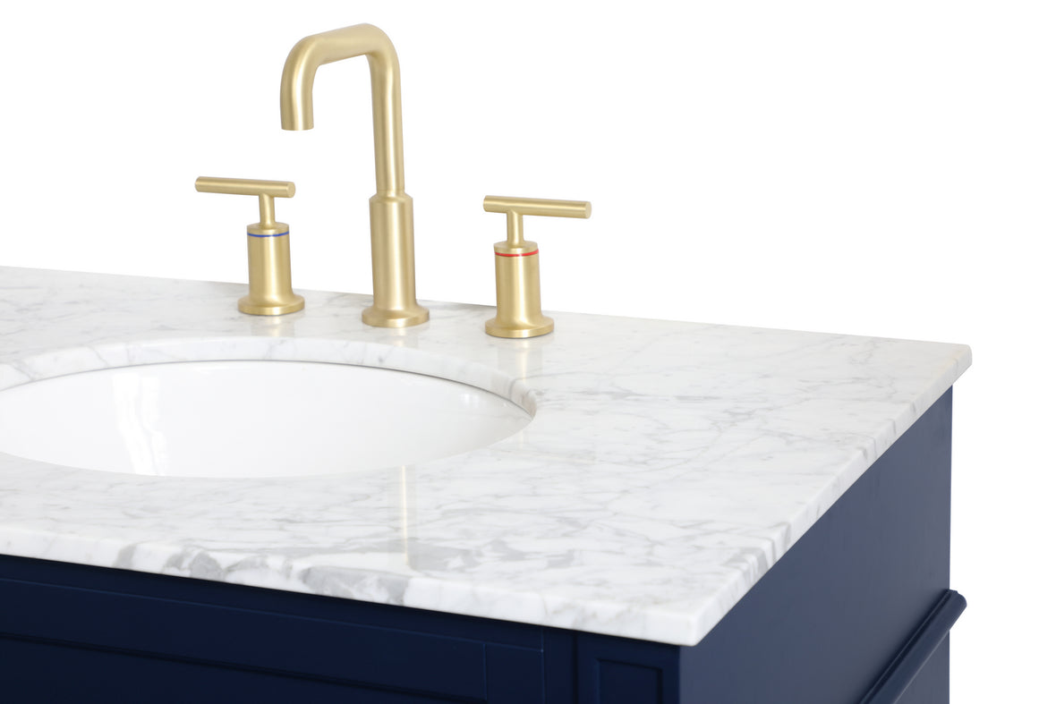 Elegant Lighting - VF12532BL - Single Bathroom Vanity - Park Avenue - blue