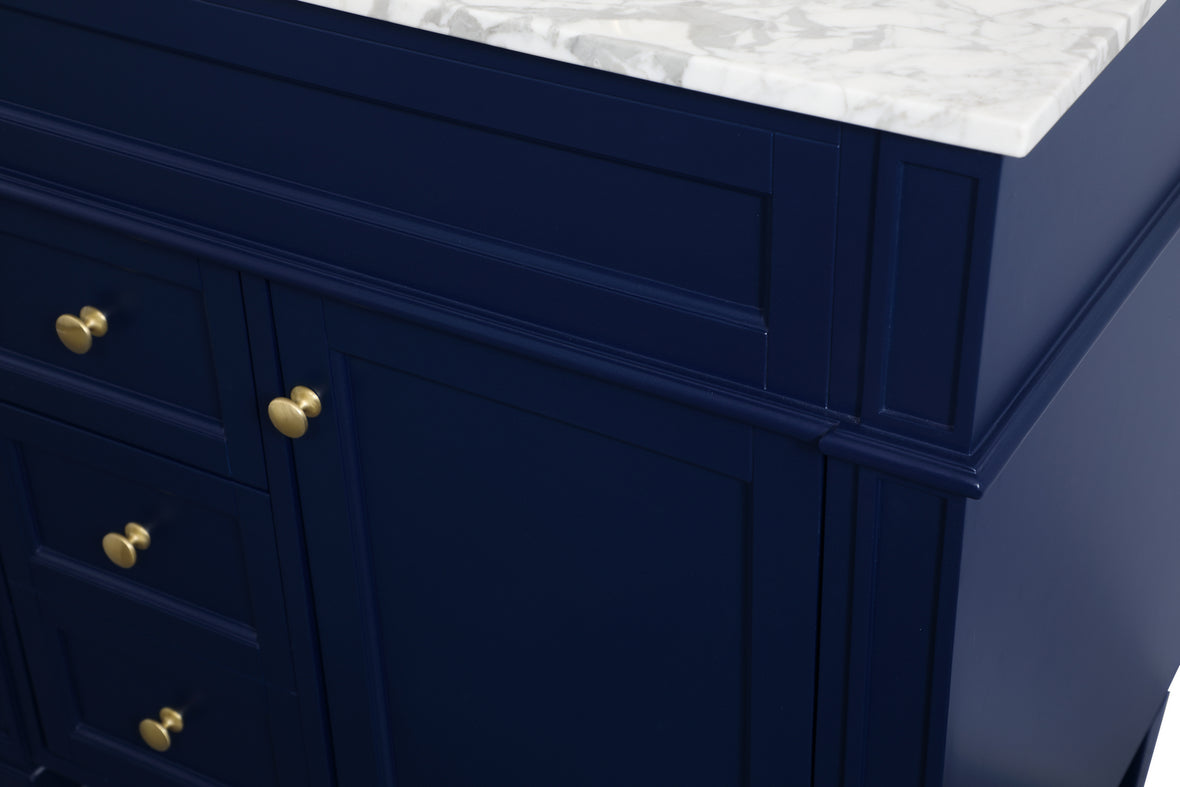 Elegant Lighting - VF12532BL - Single Bathroom Vanity - Park Avenue - blue