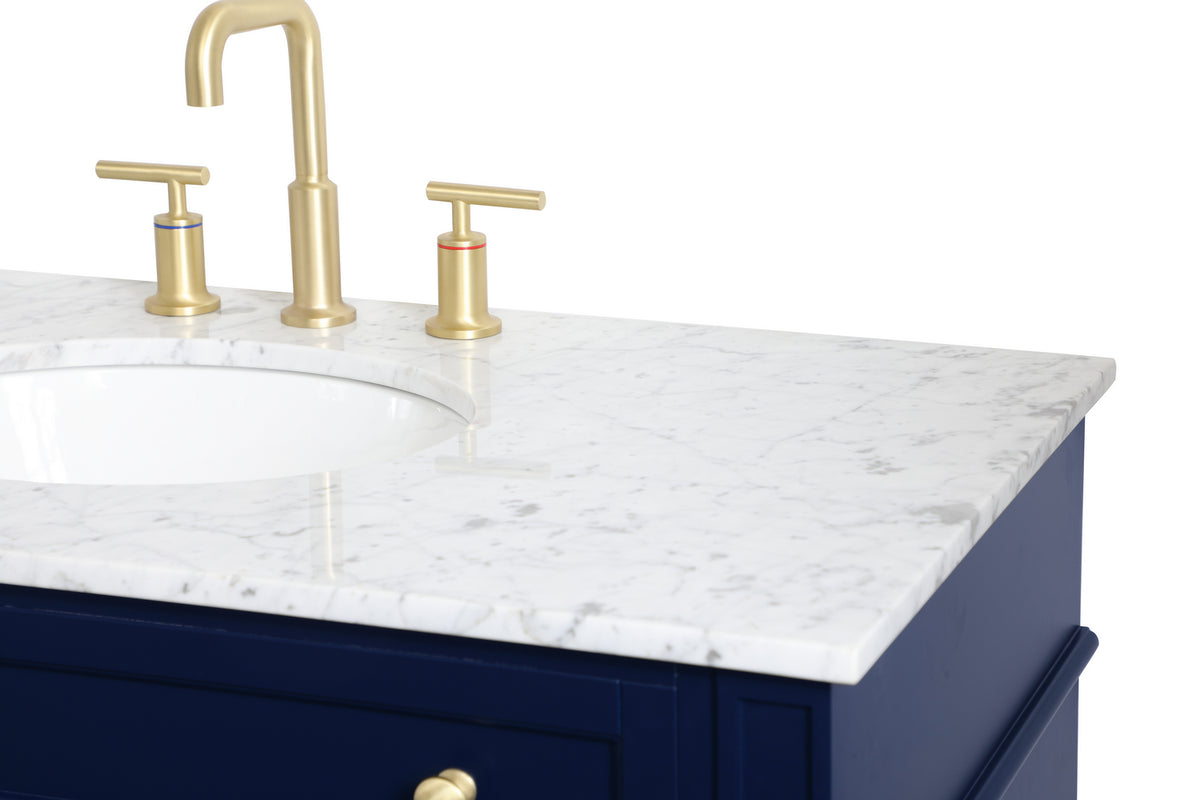 Elegant Lighting - VF12540BL - Single Bathroom Vanity - Park Avenue - Blue