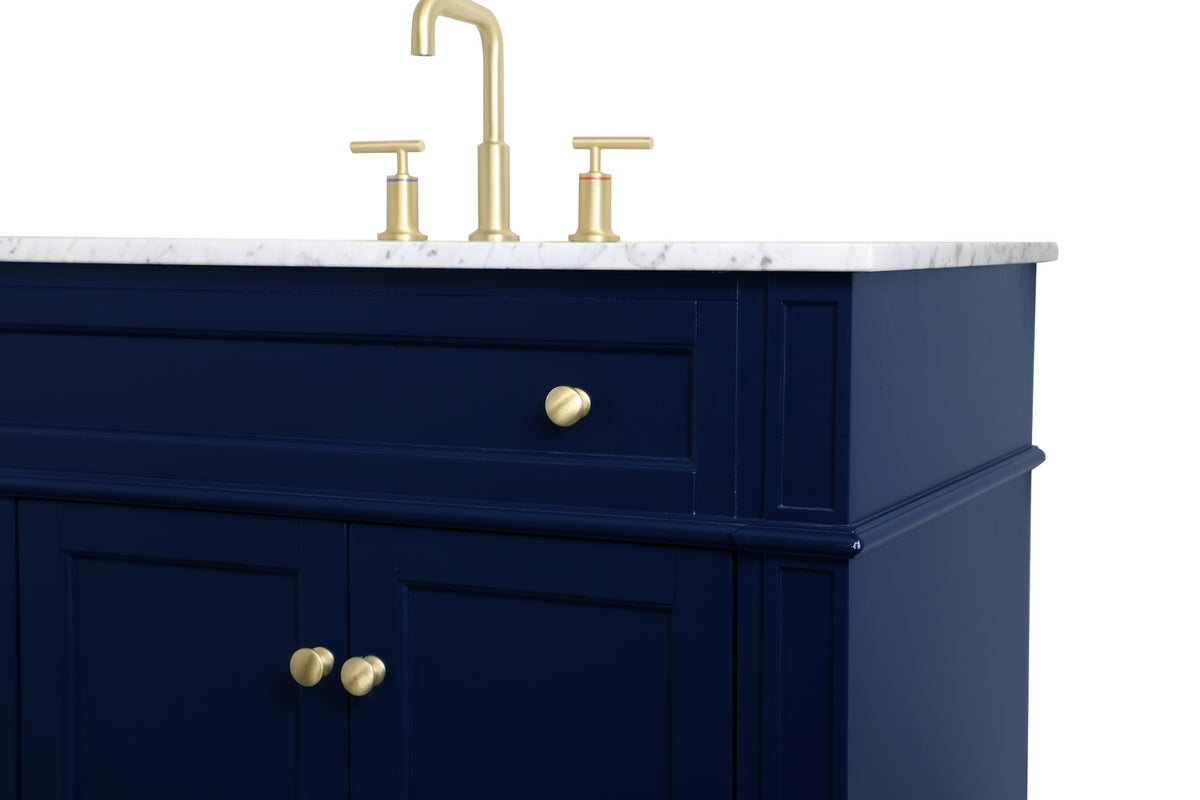 Elegant Lighting - VF12540BL - Single Bathroom Vanity - Park Avenue - Blue