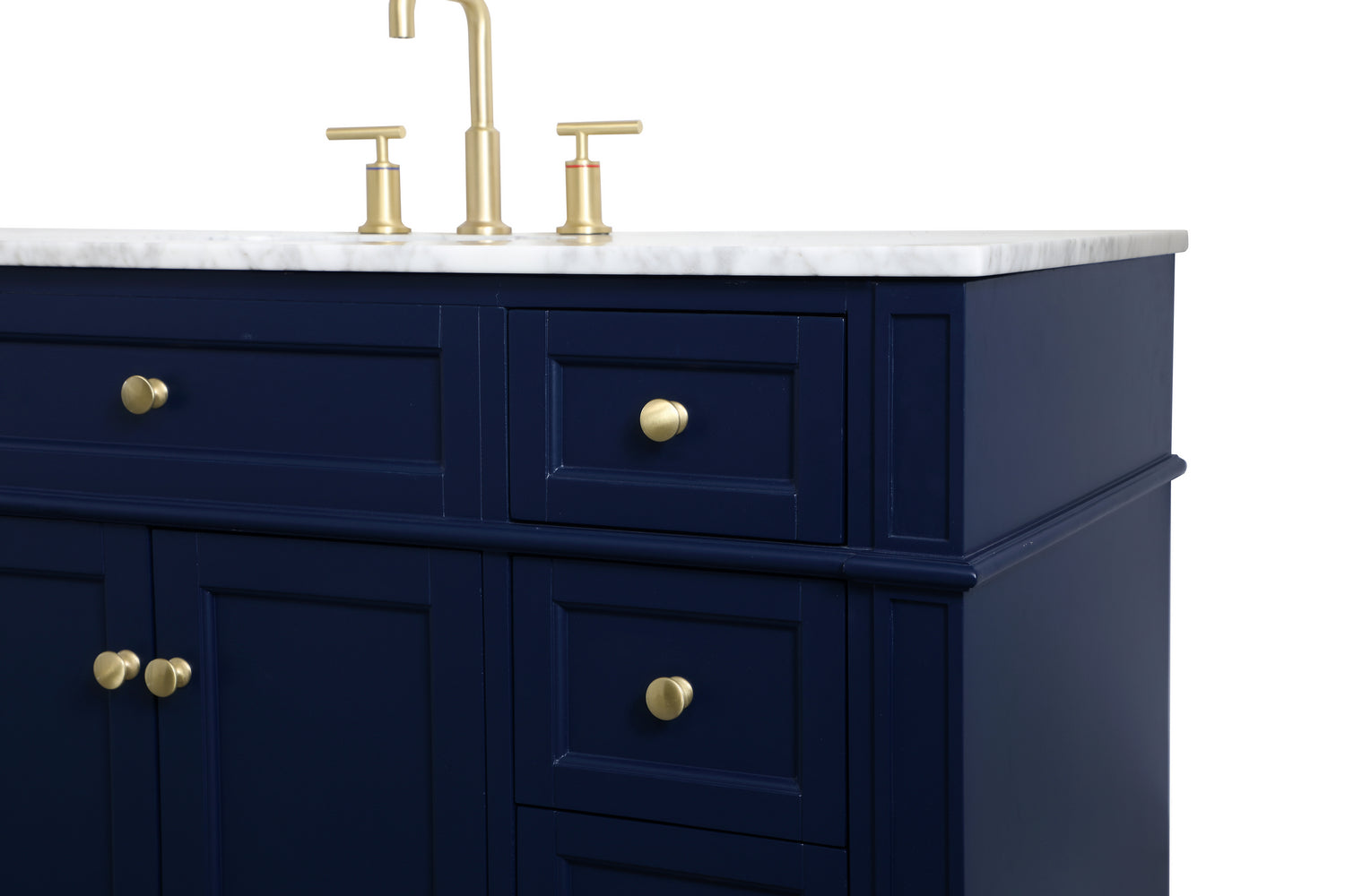 Elegant Lighting - VF12548BL - Single Bathroom Vanity - Park Avenue - Blue