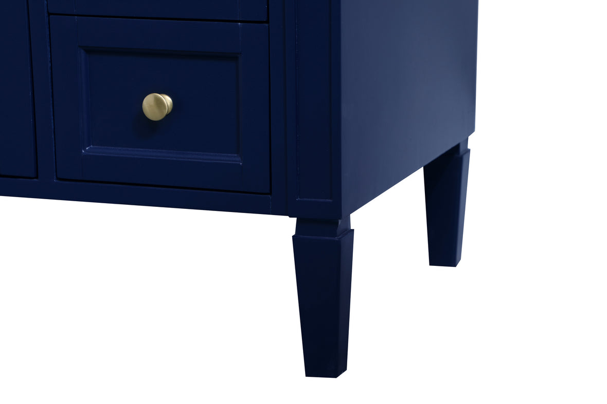 Elegant Lighting - VF12548BL - Single Bathroom Vanity - Park Avenue - blue