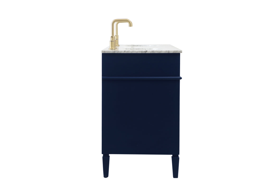 Elegant Lighting - VF12560DBL - Double Bathroom Vanity - Park Avenue - blue