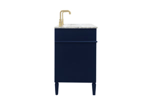 Elegant Lighting - VF12560DBL - Double Bathroom Vanity - Park Avenue - Blue