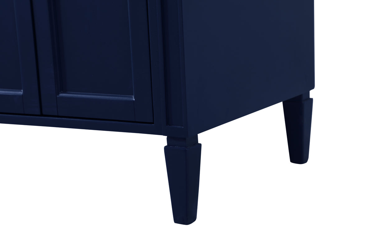 Elegant Lighting - VF12560DBL - Double Bathroom Vanity - Park Avenue - blue