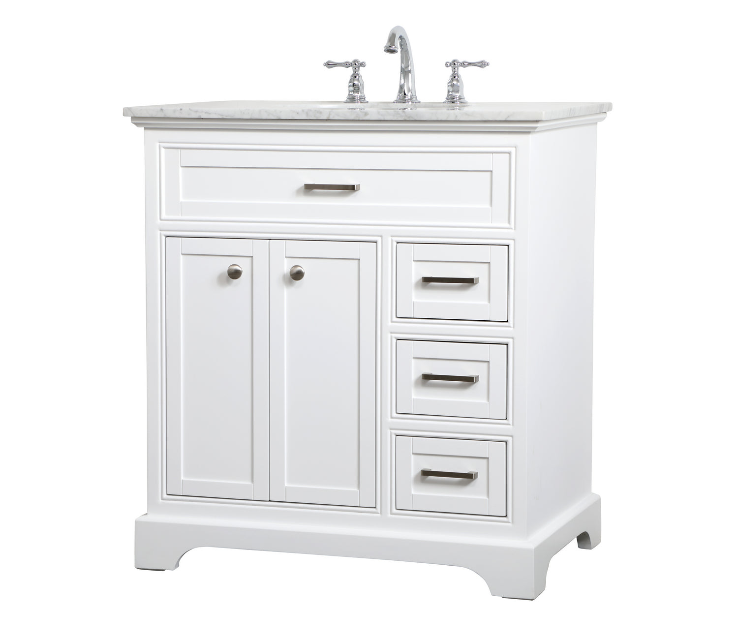 Elegant Lighting - VF15032WH - Single Bathroom Vanity - Americana - White