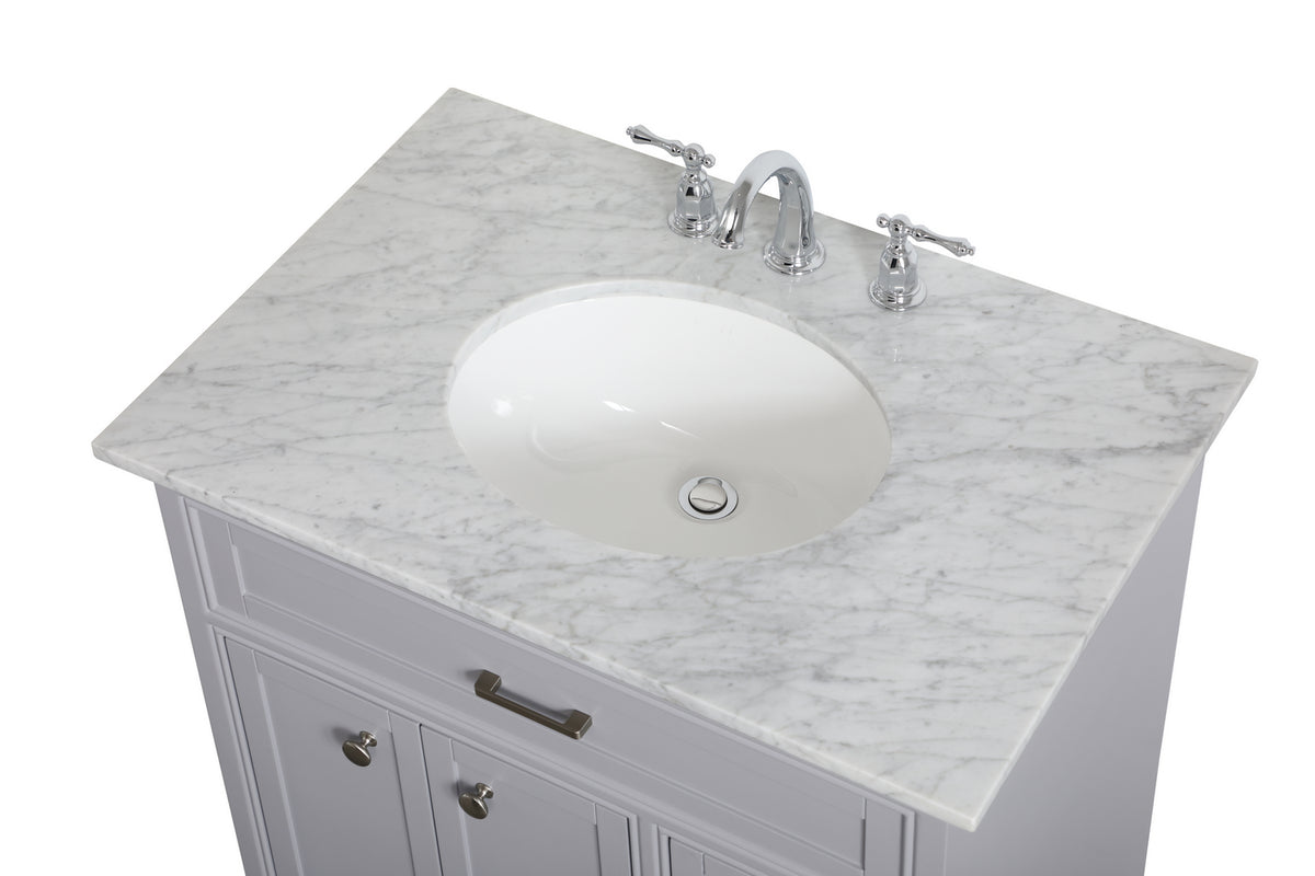 Elegant Lighting - VF15032GR - Single Bathroom Vanity - Americana - Grey