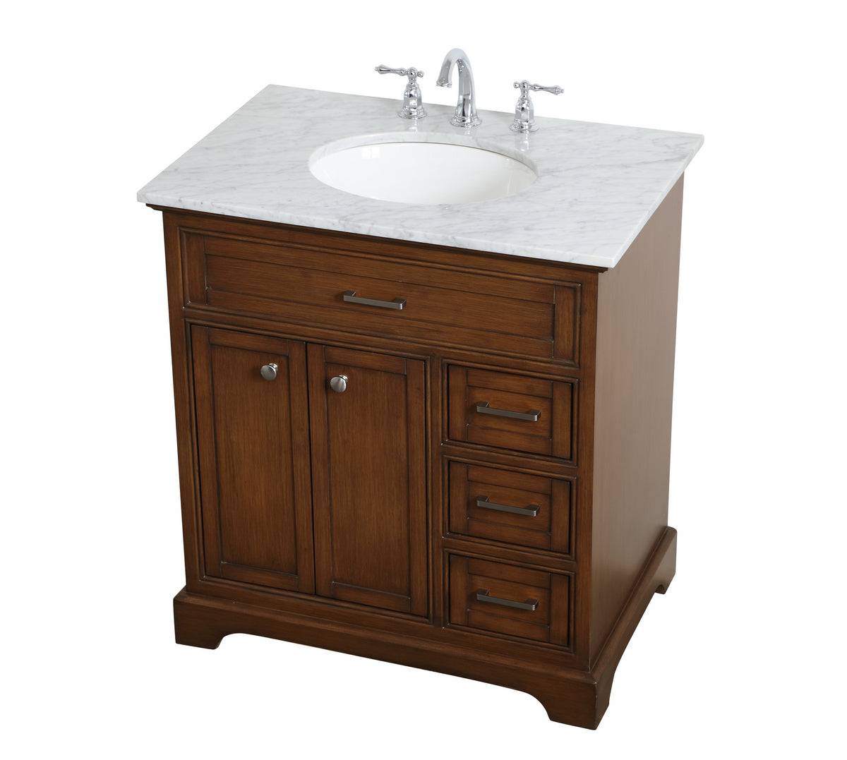 Elegant Lighting - VF15032TK - Single Bathroom Vanity - Americana - Teak