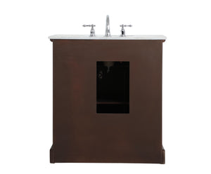 Elegant Lighting - VF15032TK - Single Bathroom Vanity - Americana - Teak