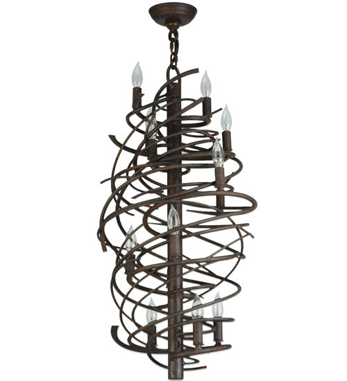 Meyda Tiffany - 117938 - 13 Light Chandelier - Cyclone - Cajun Spice