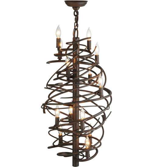 Meyda Tiffany - 117938 - 13 Light Chandelier - Cyclone - Cajun Spice